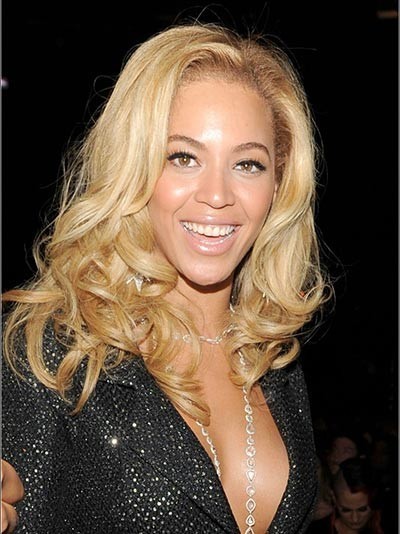 Beyonce Natural Human Hair Wavy Celebrity Wig, Natural Hair Wigs For Women