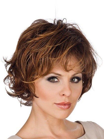 Concise Wavy Capless Remy Human Hair Wig