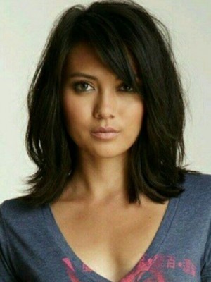 Natural Lace Front Remy Human Hair Straight Wig