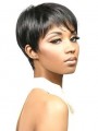 Bori Short Natural Straight Synthetic African American Wig