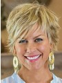 Concise Short Layered Capless Synthetic Wig