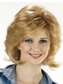 Polished Short Wavy Capless Synthetic Wig